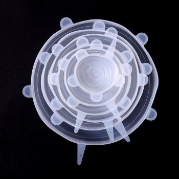 Couvercles Élastiques en Silicone pour Aliments