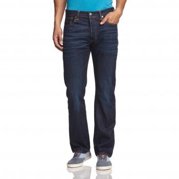 Levi's Straight Leg Jeans 501, Herren, W32/L32, Blau