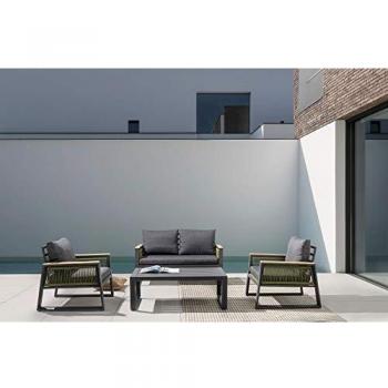 Captiva Antracite Salotto Esterno Bizzotto