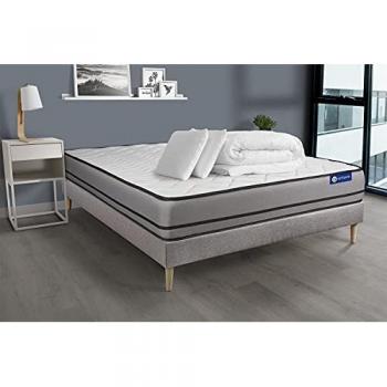 Letto con Materasso Actiflex Night 20 cm Grigio