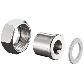 Oventrop Bypassverschraubung DN 15, G 1/2 IG/ÜM G 7/8 IG, flachdichtend