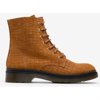 Botines de mujer marrones Cuplé estilo militar