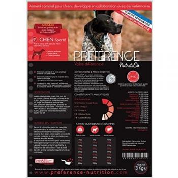 PREFERENCE Nourriture Canine Sportive 10 kg