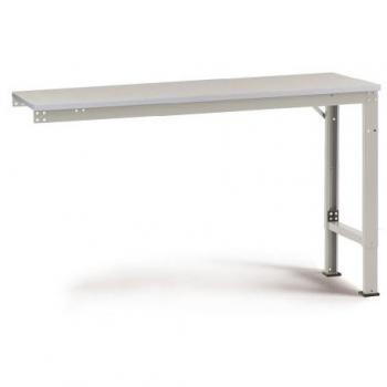 Manuflex Arbeits-Anbautisch UNIVERSAL, 1750 x 800 mm, lichtgrau