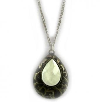 K9227 Scarlett Gold‑Ivory Designer Chain – Vintage Finish