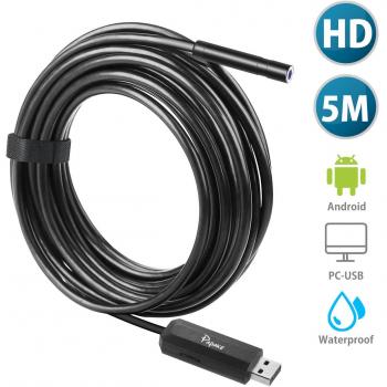 Fotocamera di ispezione USB C 3‑In‑1 5 m HD