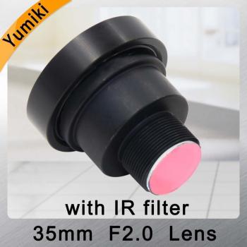 Yumiki 35mm M12 Mount CCTV Lens F2.0 with IR Filter