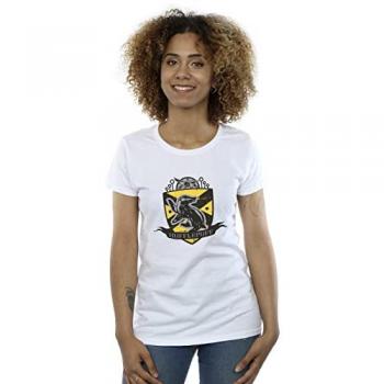 Hufflepuff Emblem Cotton T‑Shirt