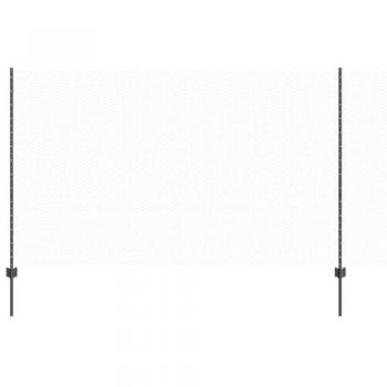 Poste de Cerca de Acero Gris 140 cm