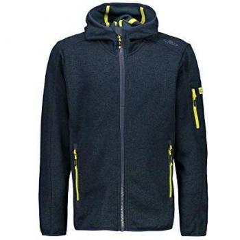 CMP Junge Hoodie in Technologie‑Fleece – Blau Cosmos‑Blue Pluto 116 Länge 116 cm