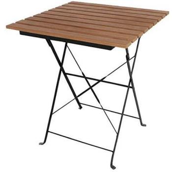 Bolero 600mm Faux Wood Folding Bistro Table