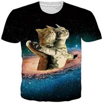 Spreadhoodie T-Shirt Gatto 3D