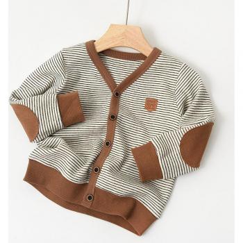 Boys V-Neck Stripe Sweater Home Wear 2-8 Years