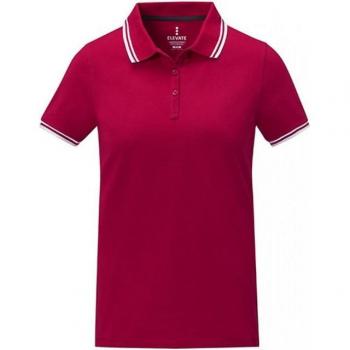 Rot‑Tief Amarago Polo Damen – XS bis 2XL, abgesetzter Rand