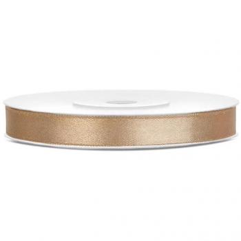 Ruban Satin Oro Double Face 6 mm x 25 m – Or