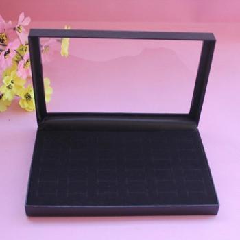 Support de rangement pour bijoux en velours noir