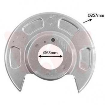 Chapa Deflectora para Disco de Travão VAN WEZEL 8314373