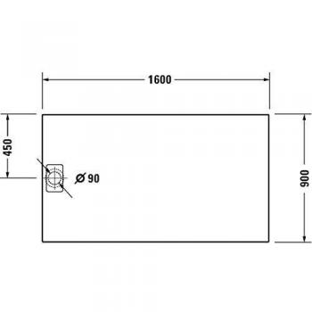 Ultraresist Durocast Plato de Ducha Duravit Stonetto