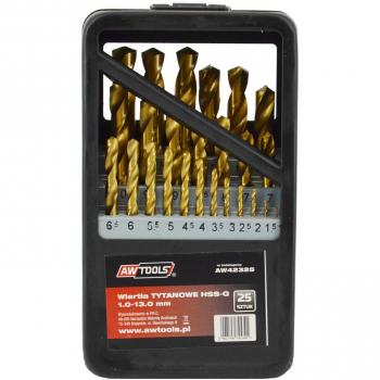 Awtools punte per trapano in titanio 1.0-13.0 mm