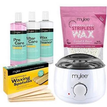Mylee Professional Complete Waxing Kit with Pre & After Care Gel