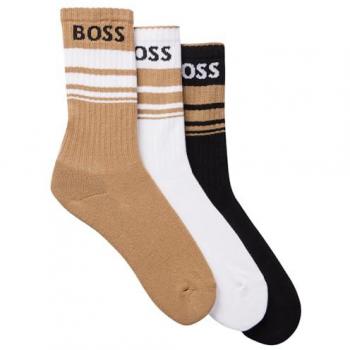 BOSS Strumpfset 3 Paar QS Rib Stripe CC