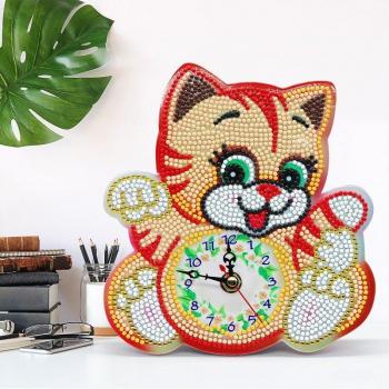 Luminous Diamond Embroidery Mandala Clock
