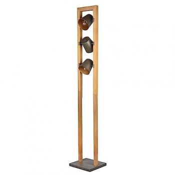 Antik Silber & Gold Stehlampe Bell