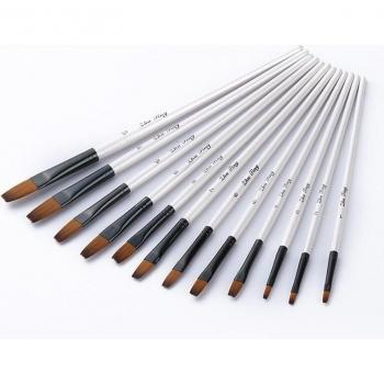 Ensemble de pinceaux en bois pour peinture 03151