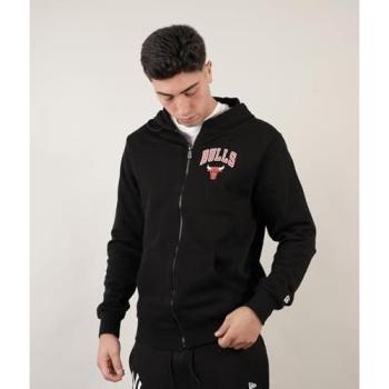 New Era Chicago Bulls Full Zip Pullover – Black Men’s