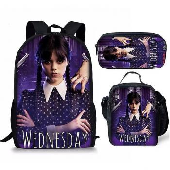 Mercredi Addams sac de crayons enfant