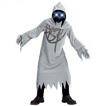 Halloween Gespenst Kinderkostüm mit leuchtenden Augen