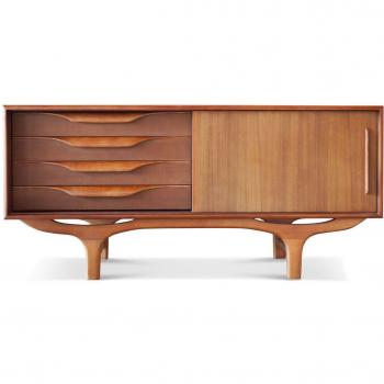 Buffet en bois marron style scandinave