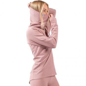 Camiseta técnica de mujer Eivy Icecold Gaiter Rib (color rosado)