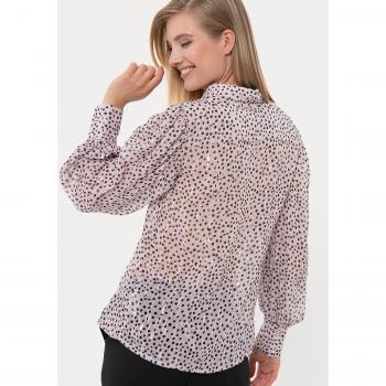 Camisa fit regular com estampa de pontos