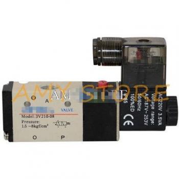 1/4 BSP 3-Way Pneumatic Solenoid Valve