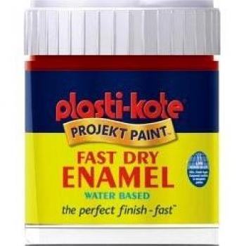 Metallic Red Quick‑Dry Plasti-Kote Enamel Brush (59 ml)