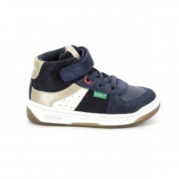 Kickalién Kicks de Niña y Niño con Suede Azul Marino
