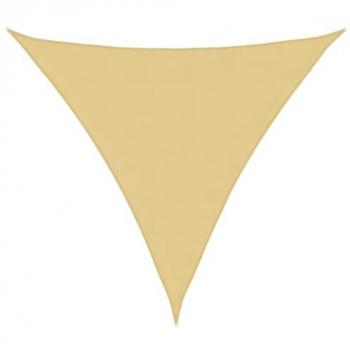 Toldo de vela poliéster oxford 100% 4x4x4 m color arena