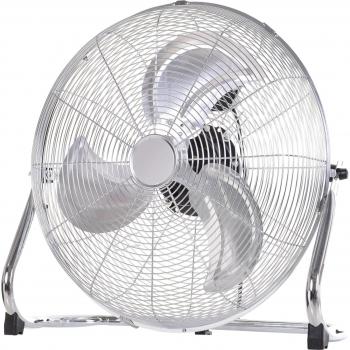 20 Chrome Metal High-Velocity Floor Fan by HOMCOM