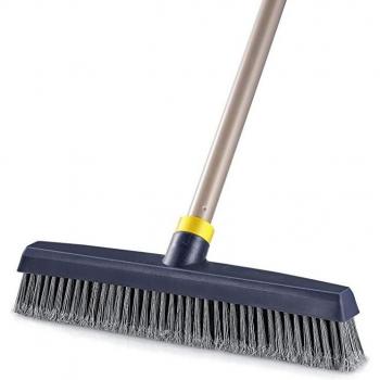 Eyliden Outdoor Commercial Push Broom with Telescopic Pole