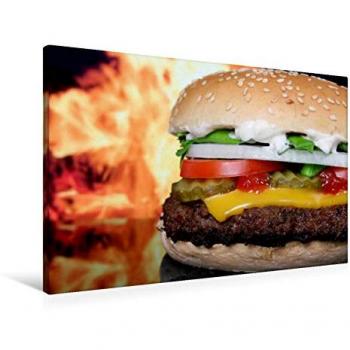 Leinwanddruck „Fast Food Bliss“ – CALVENDO 90 × 60 cm Querformat