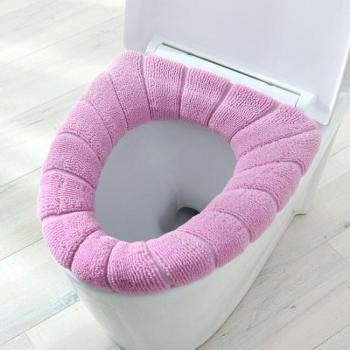 Winter Warm Pumpkin Plush Toilet Cover