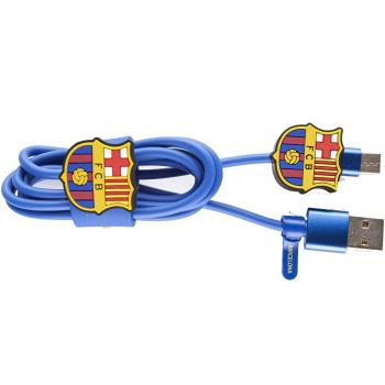 Cable Tipo C + Protector y Organizador Friendly License FC Barcelona Oficial