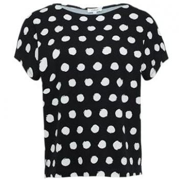 Viskose-T-Shirt s.Oliver – Relaxed Cut – Black – 46