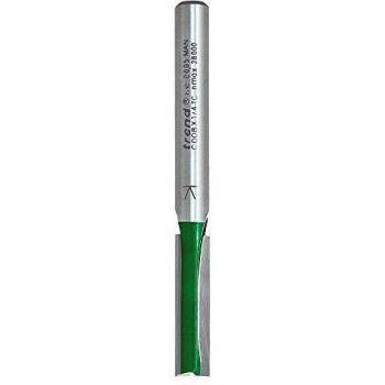 Trend CRAFTPRO Steel Two Flute Cut Router Bit Size: 6.3x25.4mm