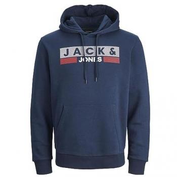 Felpa con Cappuccio Jack & Jones Navy Blazer Logo Corp 8XL