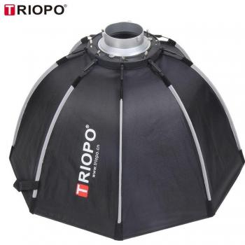 Triopo‑Paraguas Octagonal Bowens – Softbox Panal 120 cm