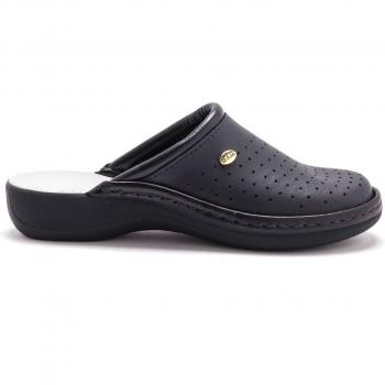 Mules femme en cuir Pédiconfort