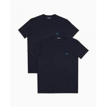 Emporio Armani Endurance 2‑Pack Crew‑Neck T‑Shirts – Multicolour Combo, Regular 36