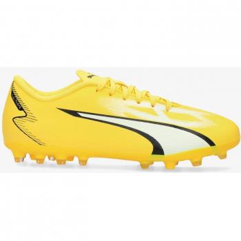 Bota Puma Ultra Play MG JR Amarillo/Blanco